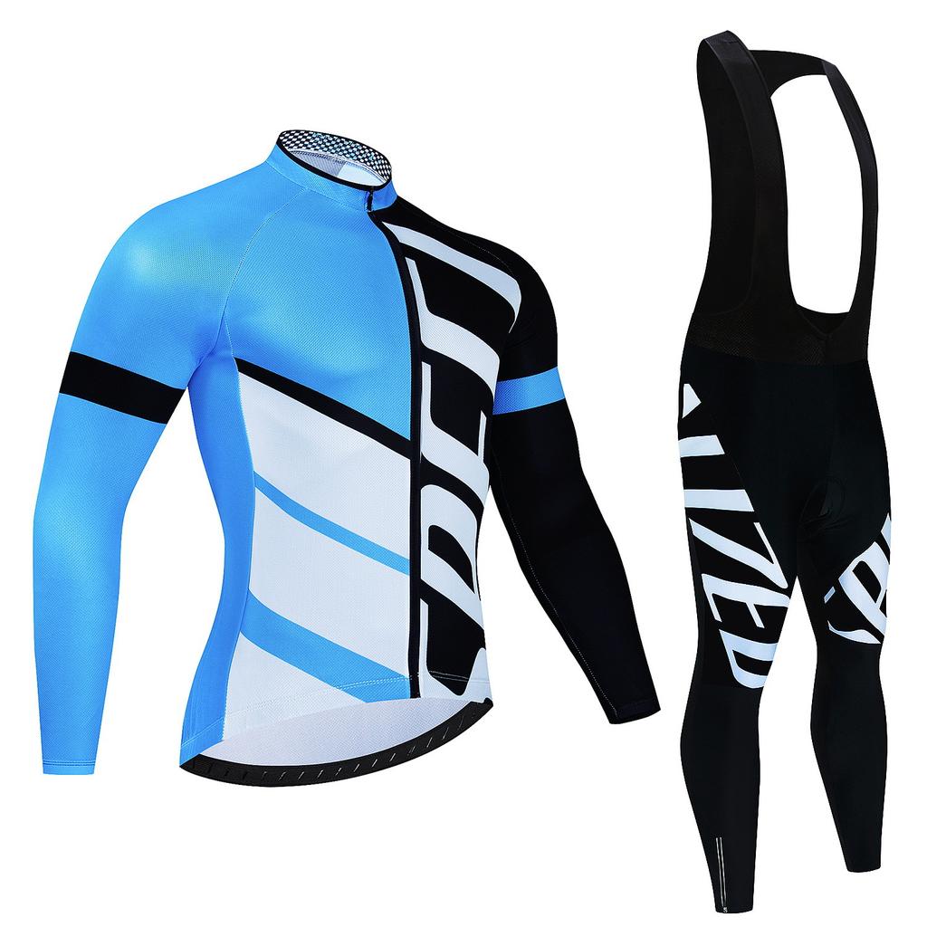 Cycling Suit Long-sleeved Suit, Cycling Suit Spring and Autumn Tour De France Competition Suit