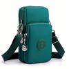 Women Mobile Phone Bag Nylon Cell Phone Bag Coin Purse Strap Shoulder Bag Small Crossbody Bags for Women Wallet Travel Purse