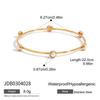 Youthway Green Rhinestones Artificial Pearls Bracelet For Women Stainless Steel Wrist Jewelry Waterproof Zirconia Bracelet