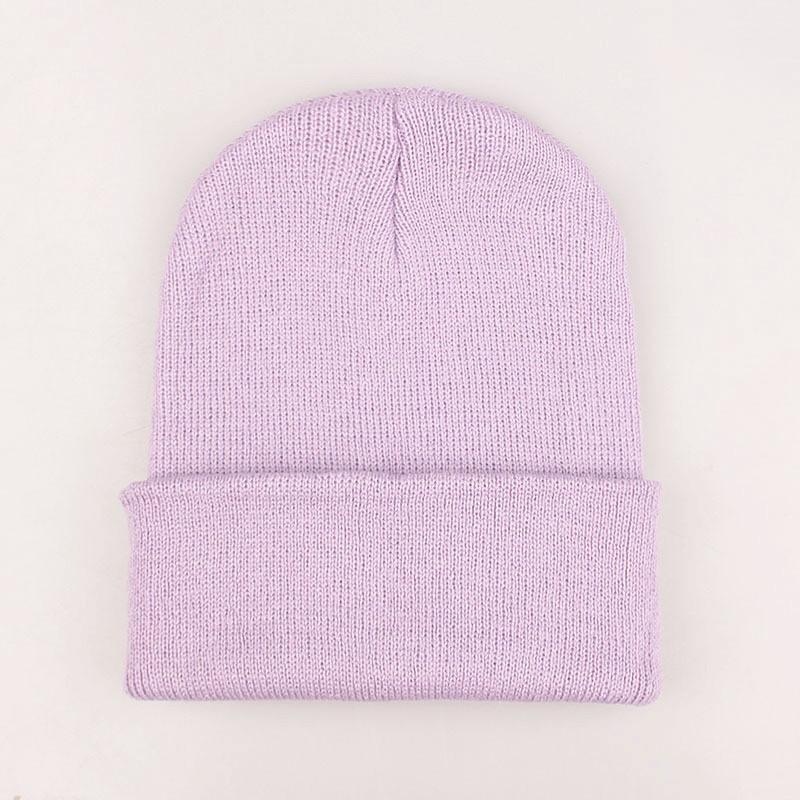 Adult Thick Warm Rabbit Fur Beanie Cap Men Women Solid Knitte Hat Solid Multi Colors Skullies Ski Hip Hop