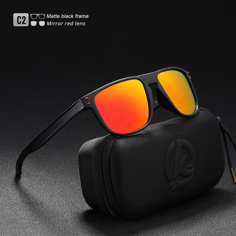 KDEAM Brand Classic Design Polarized Sunglasses For Men Coating Mirrored Lens Oval Travel Sport Sun Glasses Fashion Women Shades