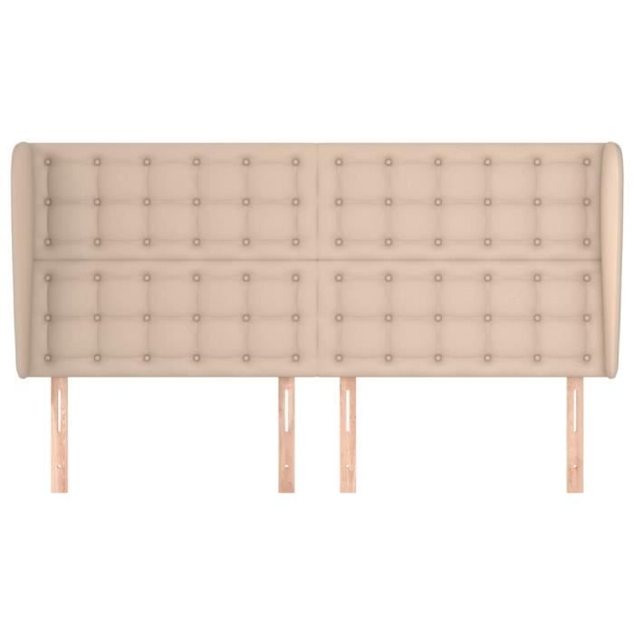 VidaXL Headboard with Ears Cappuccino 203x23x118-128 Cm3118069