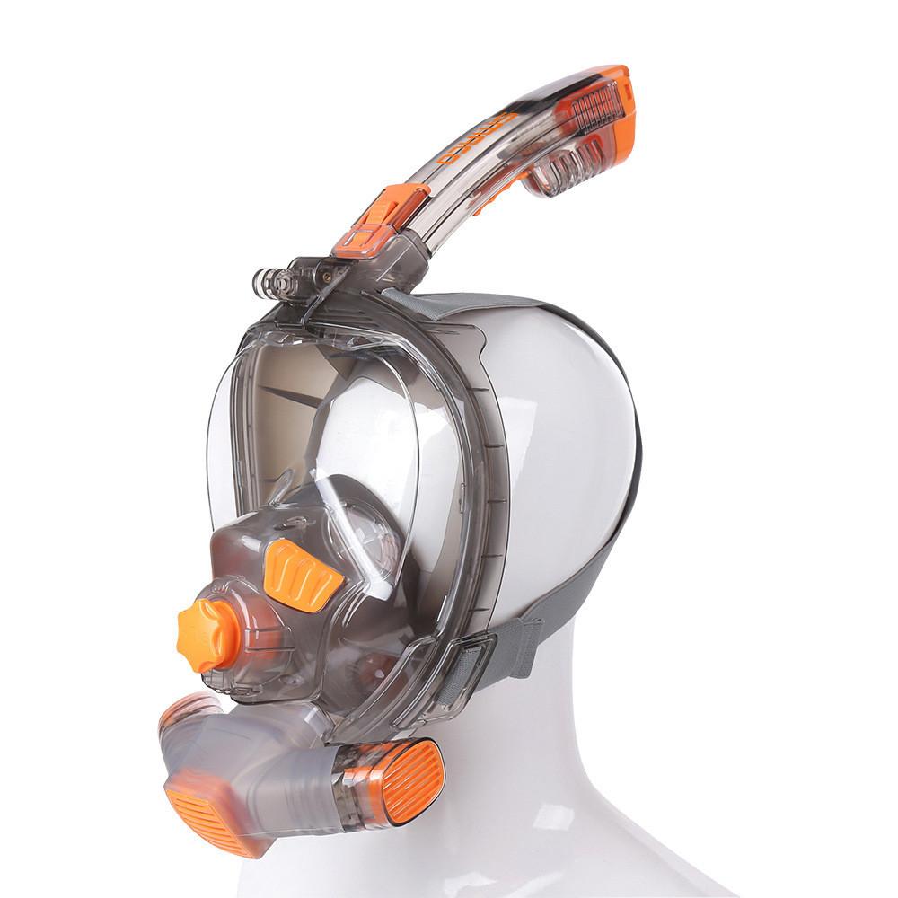 Diving-goggles Respiratory Mask New Fully Dry Diving Mask Adult Professional Snorkeling Set L/XL