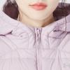 Under Armour Solid Color Sports Windproof Hooded Zipper Down Jacket Women Outerwear Purple 1372648-694