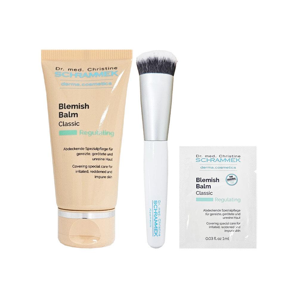 Dr. Schrammek Blemish Balm BB Cream 30ml + Travel Size 1ml + Brush