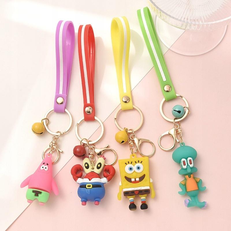 Car Keychain Pendant Spongebob Squarepants 3D