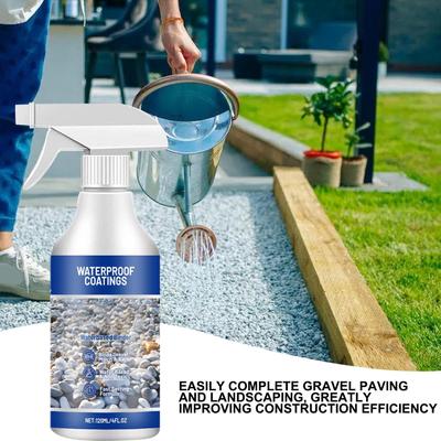 Rock Glue For Outdoor Pea Gravel Landscape Rock Glue Sealer Strong Adhesion Waterproof Fast Drying Spray Gravel Binder 120ml