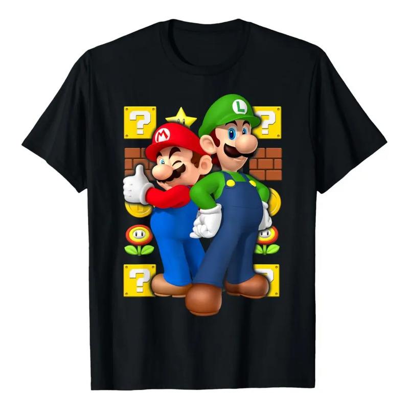 Camiseta Con Estampado De Super Mario Luigi Thumbs Up De Nin S