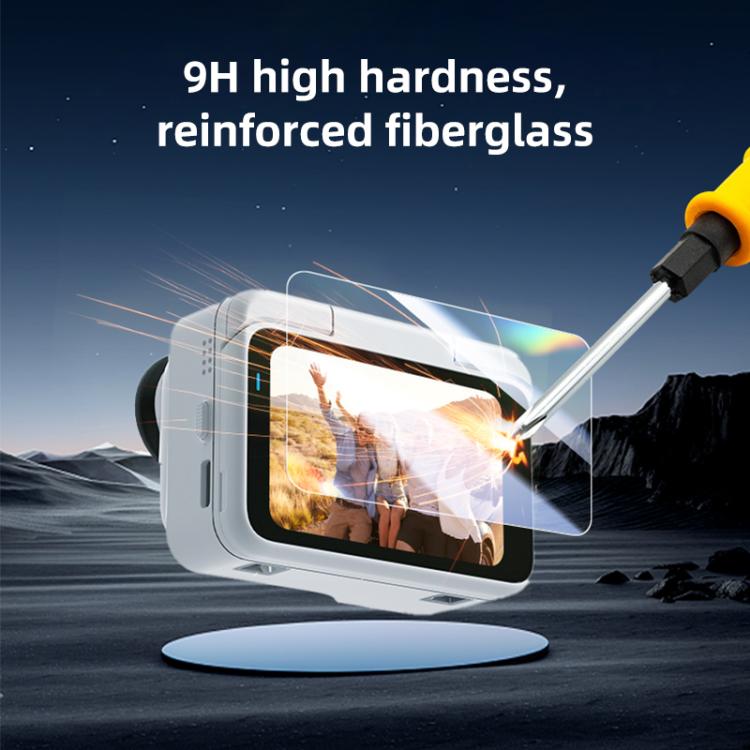 For Insta360 GO Ultra PULUZ 2 In 1 Screen + Lens Tempered Glass Film (Transparent)