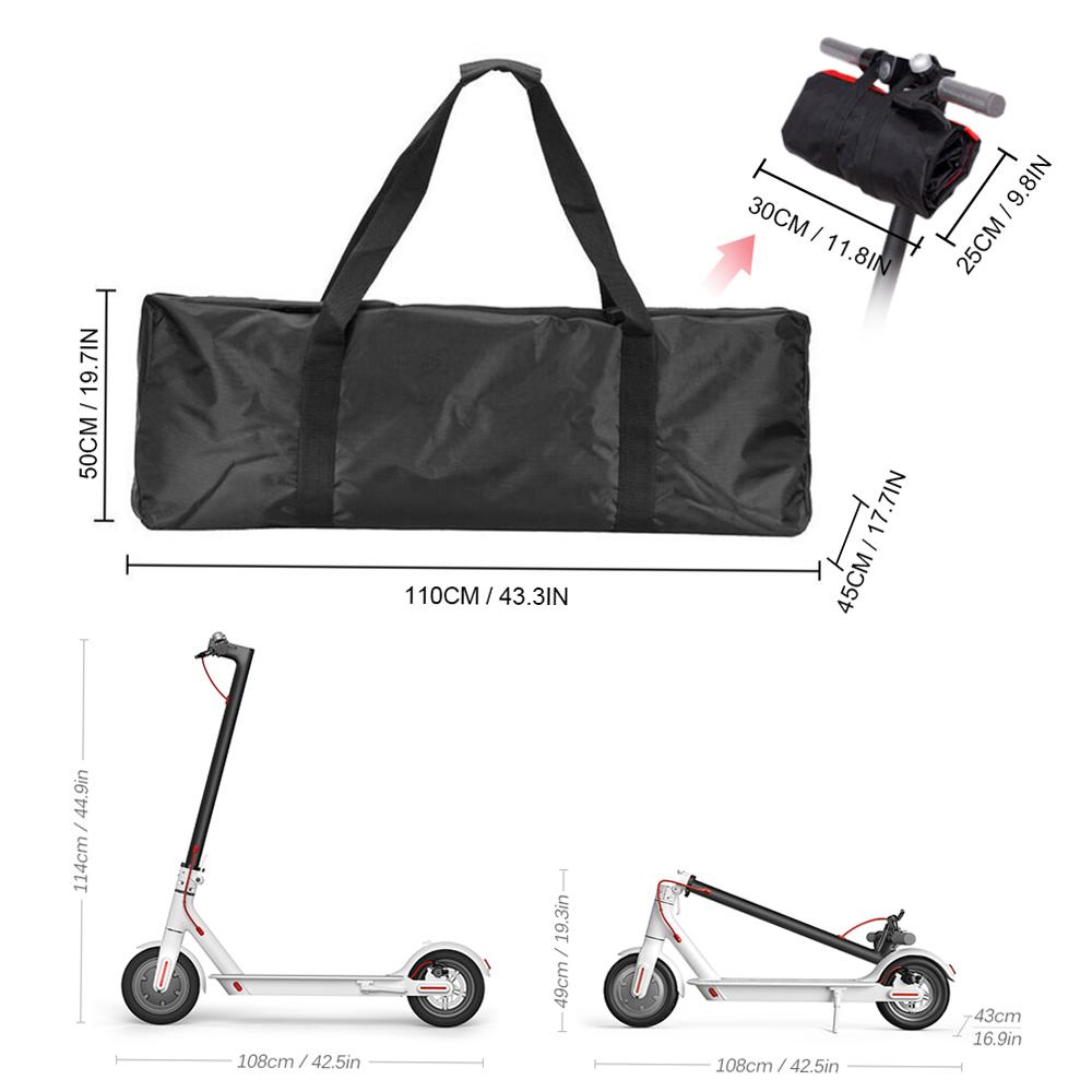 Portable Oxford Cloth Scooter Bag Electric Carrying Bag for Mijia Scooter Transport Bag Carrying Bag Handbag 110 *45 * 50cm