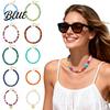 Charmanter Hals Schmuck Klobiger Bunter Perlen Choker Harz Perlen Halskette