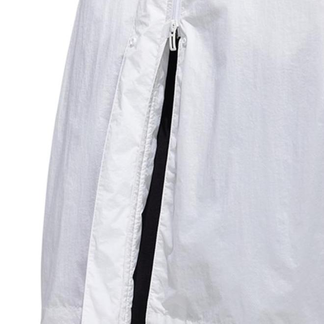 Adidas Stylová dlouhá bunda Dámské svrchní oblečení Bílá GF0119
