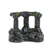 Resin Castle and Roman Columns for Aquarium Decoration