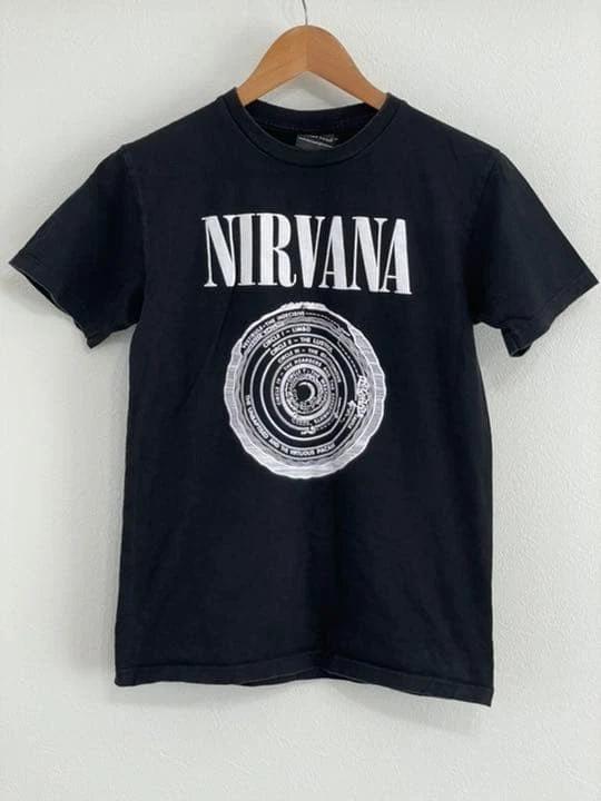Nirvana Old Band T Shirt Vintage Retro Short Sleeve Tee Authentic Rare XL