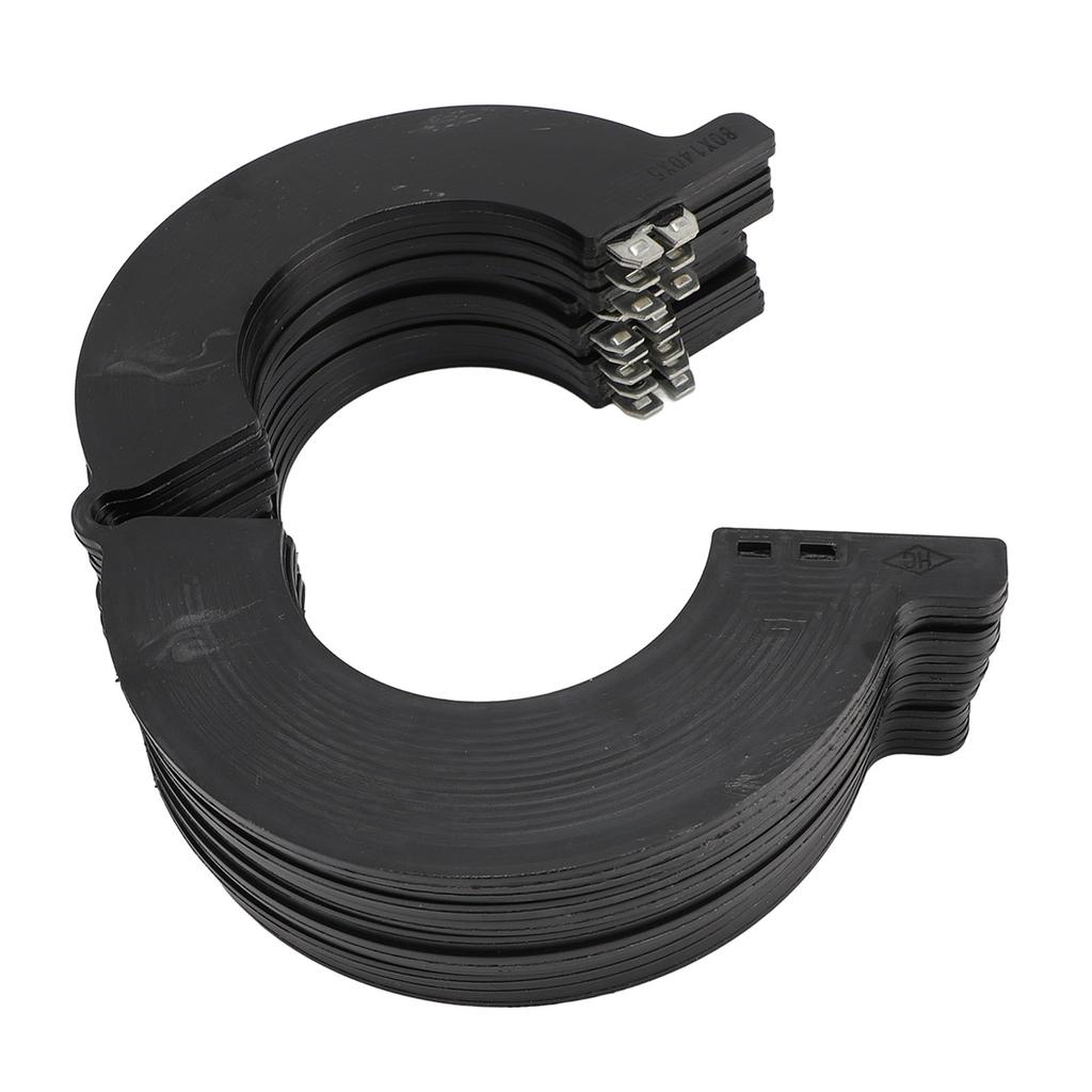 10Pcs 80mm Bucket Pin Shim Kit Increase Greasing Intervals Dust Proof Engineering Plastic Replacement for Bobcat 337