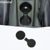 Soft Carbon Fiber Console Cup Holder Trim Mat Sticker For Chevy Camaro 2012-2015