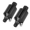 2 Pcs   Paint   Filter 1Celsius4in NPT Inlet Outlet Aluminum Alloy     Water Separator Filter