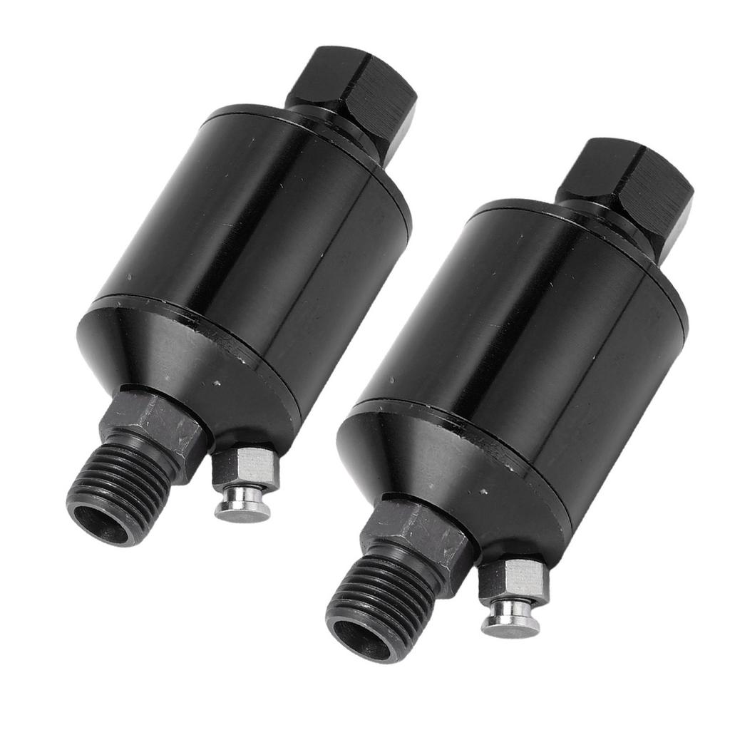 2 Pcs Paint Filter 1Celsius4in NPT Inlet Outlet Aluminum Alloy Water Separator Filter