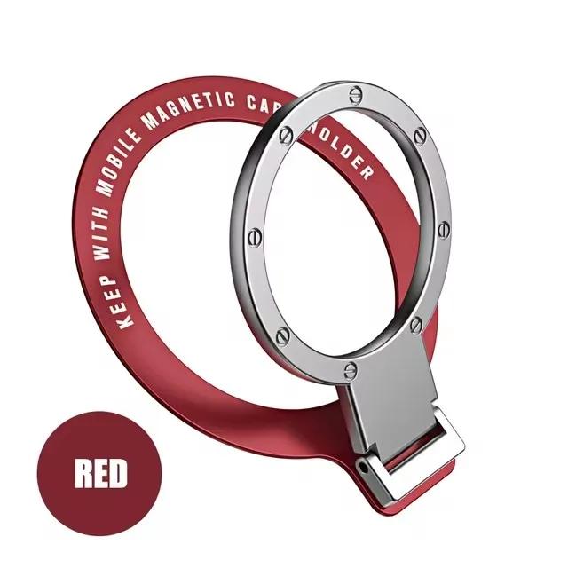 Für MagSafe Magnetischer Ringhalter Mehrwinkel Klebepaste Rack Unterstützung Magnet Fingerring Autohalterung Faltbarer Halter Griff Ständer