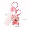 PVC Cartoon Pendant Crying Face Car Keyring Creative Dolls Keychain  Car Keychain