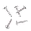100Pcs Self Drilling Screw M4.2x25 Round Washer Stainless Steel Fastener Accessory Set Kit
