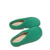 Autumn and Winter Simple Lazy Bag Head Wool Shoes Lamb Wool Lazy Half Drag Warm Outer Flat Slippers