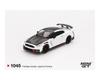 Sunrich MINI GT Nissan Nismo 2024 Brilliant White Pearl Finished Model 1/64 GT-R (Left-Hand Drive) MGT01045-BL