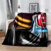 UFO Robot Grendizer Anime Cartoon Soft Plush Blanket,Flannel Blanket Throw Blanket for Living Room Bedroom Bed Sofa Picnic Kids