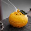 Ceramic fruit shaped incense burners and portable gourd incense burners, meditation yoga home decoration incense burners