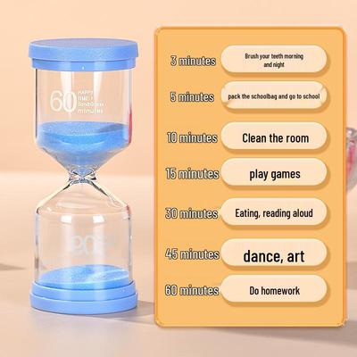 Children's Hourglass Timer Gift - 15/30/60 Minutes for Students & Kindergarten