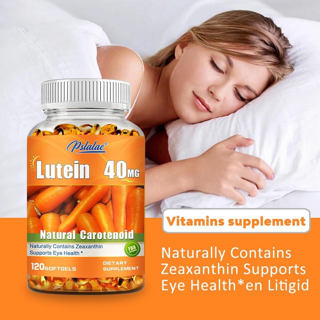Lutein 40mg - with Zeaxanthin-Eye Health and Visual Function,Relieve Eye Fatigue