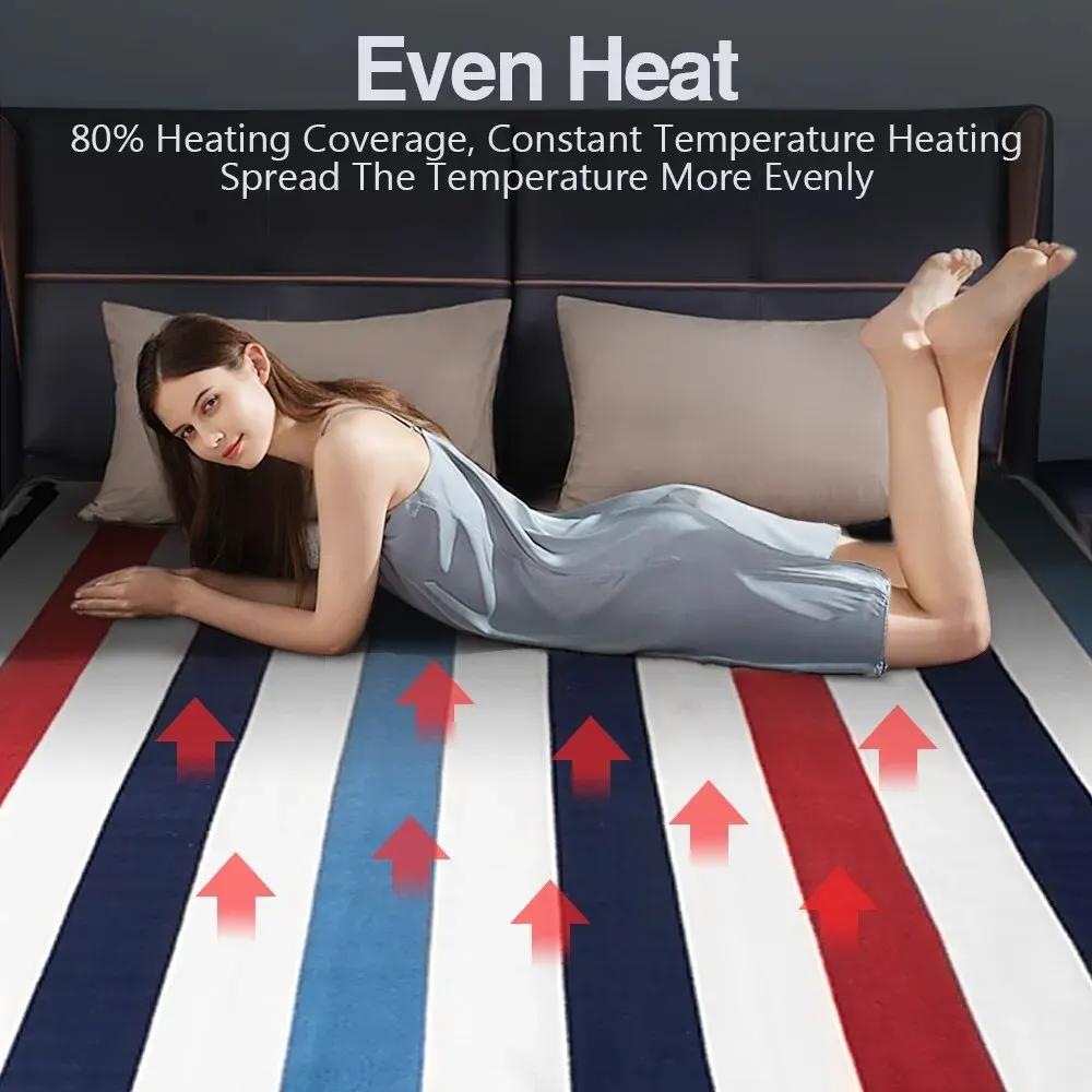 Electric Blanket 220V Electric Heating Blanket Thicker Automatic Thermostat Body Warmer Thermal Mattress for Room Blanket heated