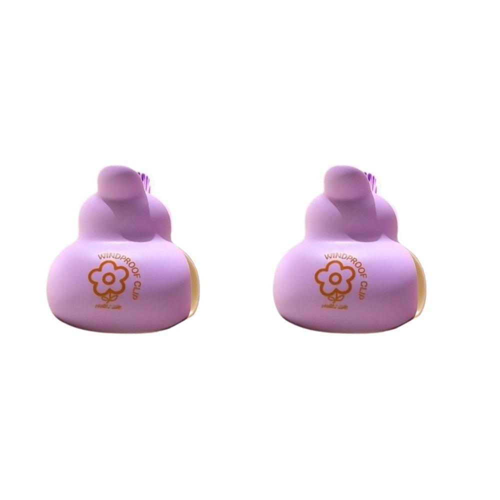 2 Pieces Plastic Quilt Drying Clip Large Clothespins Durable Clothes Pegs  Coats фиолетовый