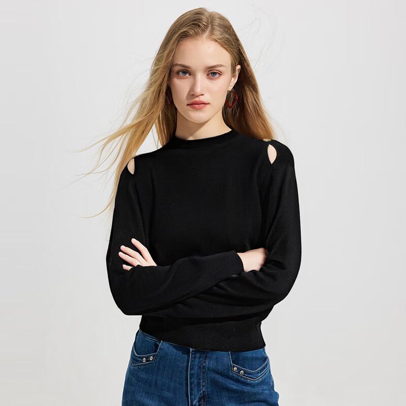 Shetu Autumn/Winter Semi-High Collar Knit Sweater