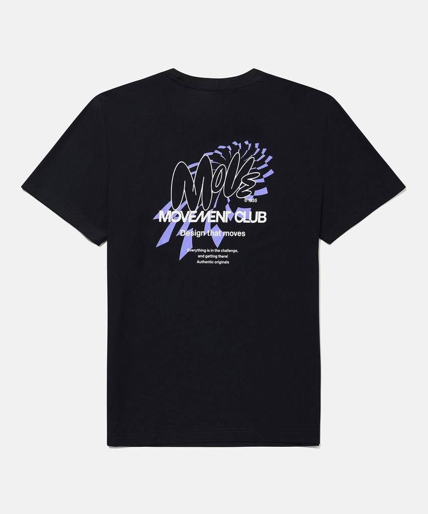DESCENTE Cooling Tricot Back Graphic Short Sleeve T-Shirt Black Sr213Ets57
