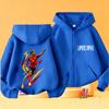 Kids Lamine Yamal Zip Up Hoodie, Boys Football Star Portrait Graphic Front Back Print Hooded Jacket, Casual Sports Sweatshirt