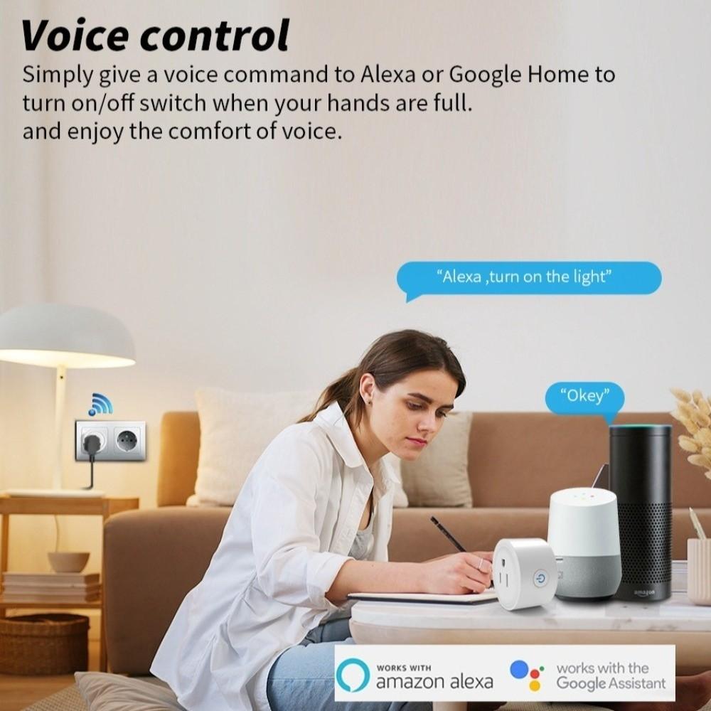 110-240V Smart Wifi Socket US Plug Smart Plug Outlet Wireless Timer Switch  Office