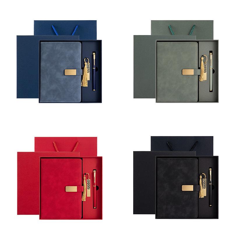 

Подарочный набор на заказ: Блокнот из мягкой овечьей кожи формата А5, Термокружка, Стеклянная кружка