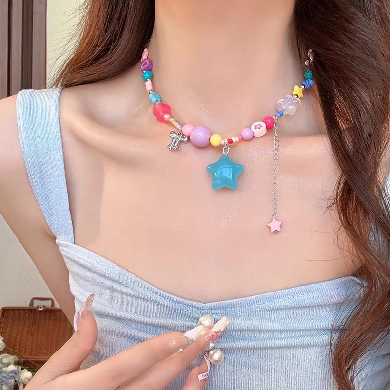 Spicy Girl Tassel Pearl Necklace: Elegant, Versatile Clavicle Jewelry for Women