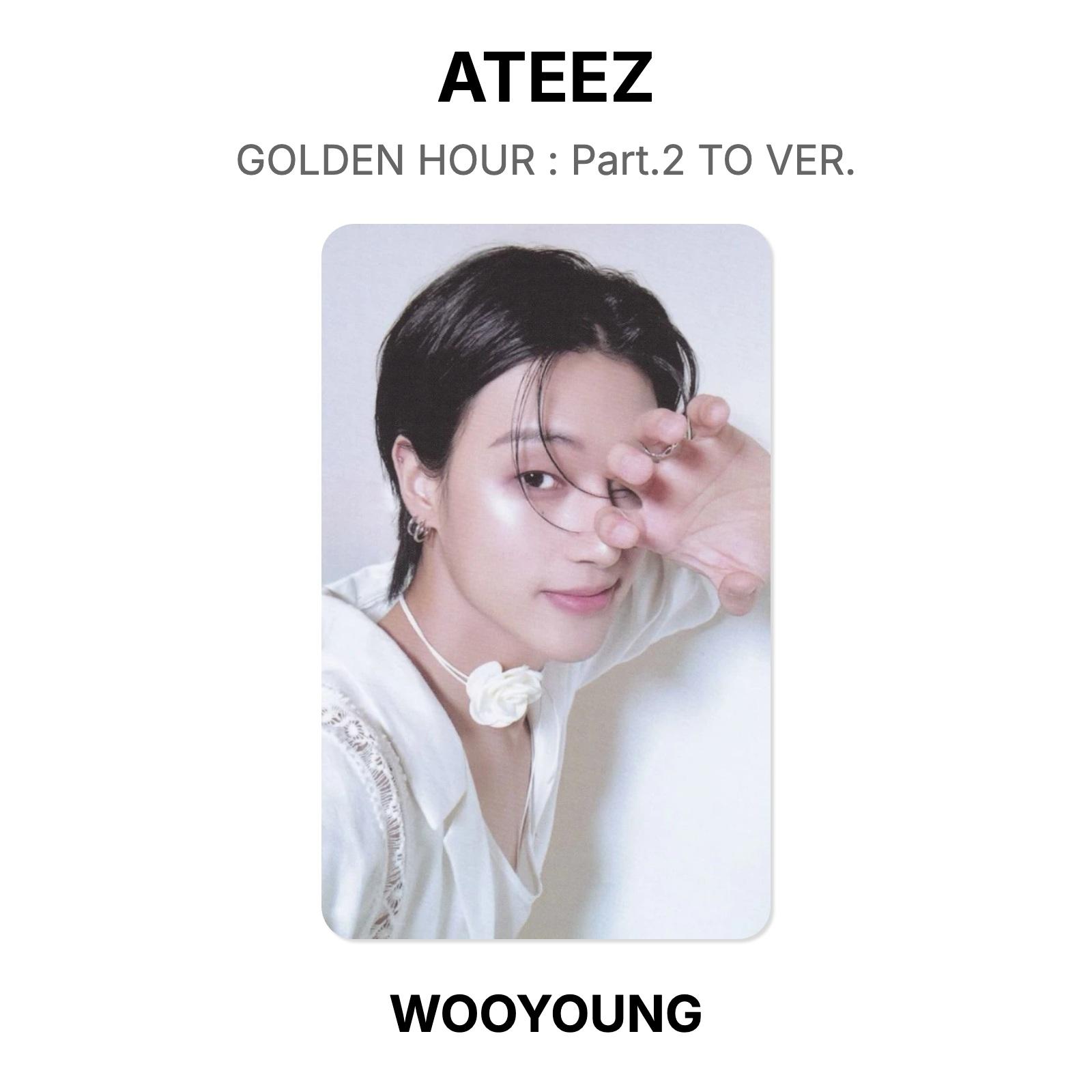 ЗОЛОТОЙ ЧАС ATEEZ: Часть.2 TO VER. Официальная фотокарта WOOYOUNG