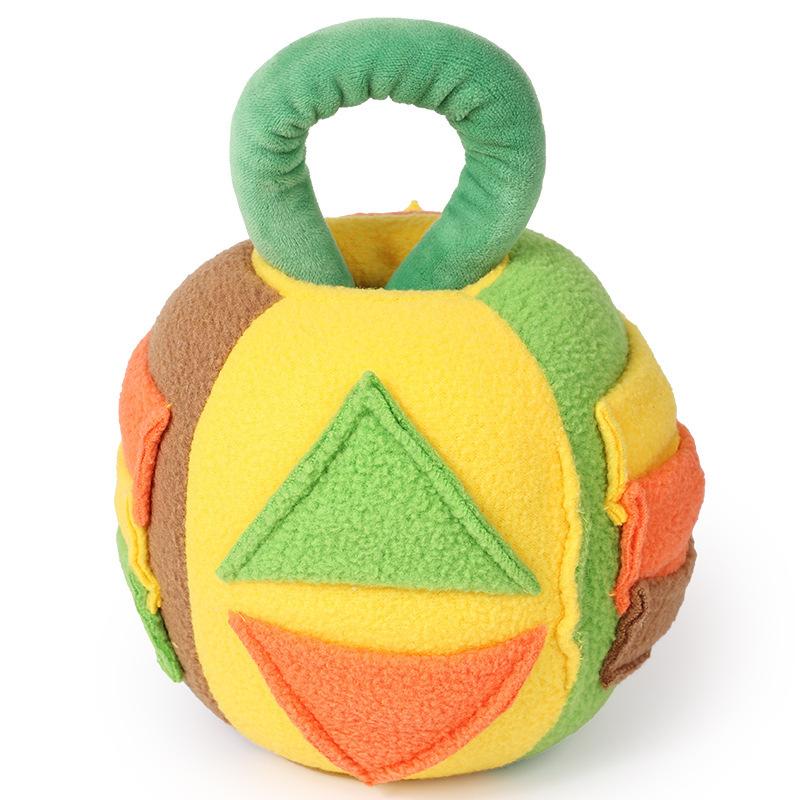 

Pet toys dog frying equipment puzzle hiding food sound making toys dog interactive sniffing toys pet supplies universal желто-зеленый