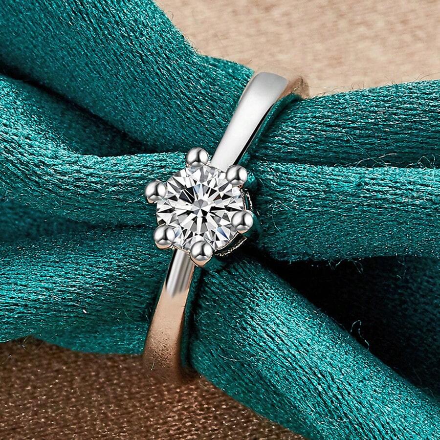 925 Sterling Silver Plated Snake Ring for Women Wedding Engagement Charm Fashion Jewelry