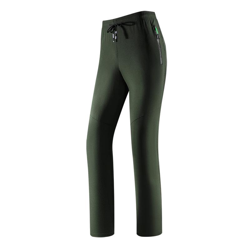 Summer Black Plus Size Quick-Dry Long Pants - Men's & Women's Casual Loose Fit, Breathable.