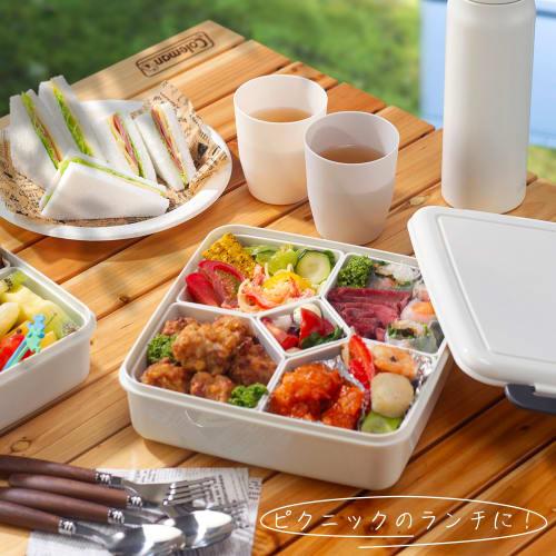 Inomata Chemical Locking Lunch Box (with Inner Box), Made In Japan, 1074
