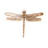 1 Stück Simulation Messing Libellen-Ornament Antike Insektenfiguren Miniatur Schreibtischdekoration Teetier Feng Shui Sammlerstücke