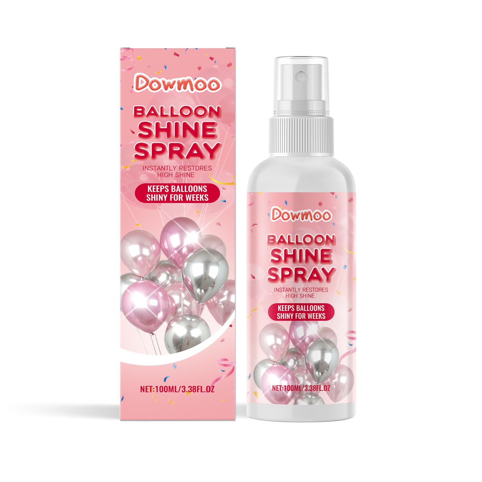 Dowmoo Shimmer Light-Up Latex Balloon Spray - Glossy, Easy Apply Party Decor