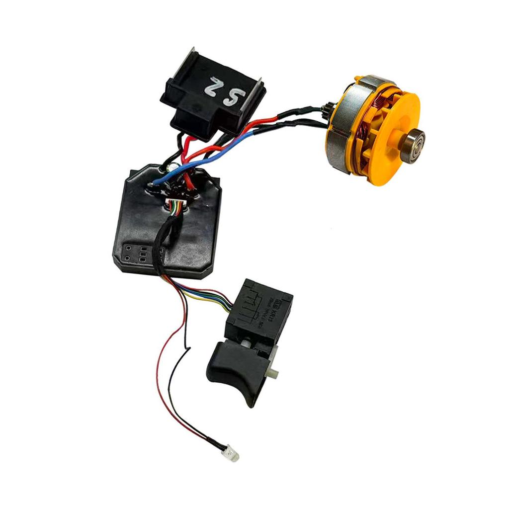 Mudian 21V Brushless Lithium Drill Motor Assembly with 13-Tooth Switch Control Board