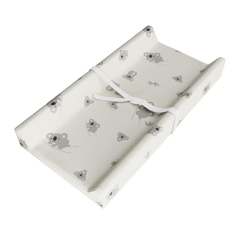 

Removable Baby Diaper Changing Pad PU Leather Diaper Changer Mat with Fixing Belt Water Proofing Liner for Daily Home