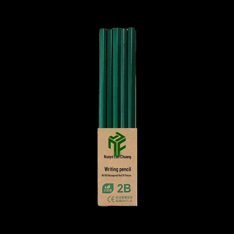 EXCELLENT ASSISTANT Classic Green Hexagonal 2B Pencils