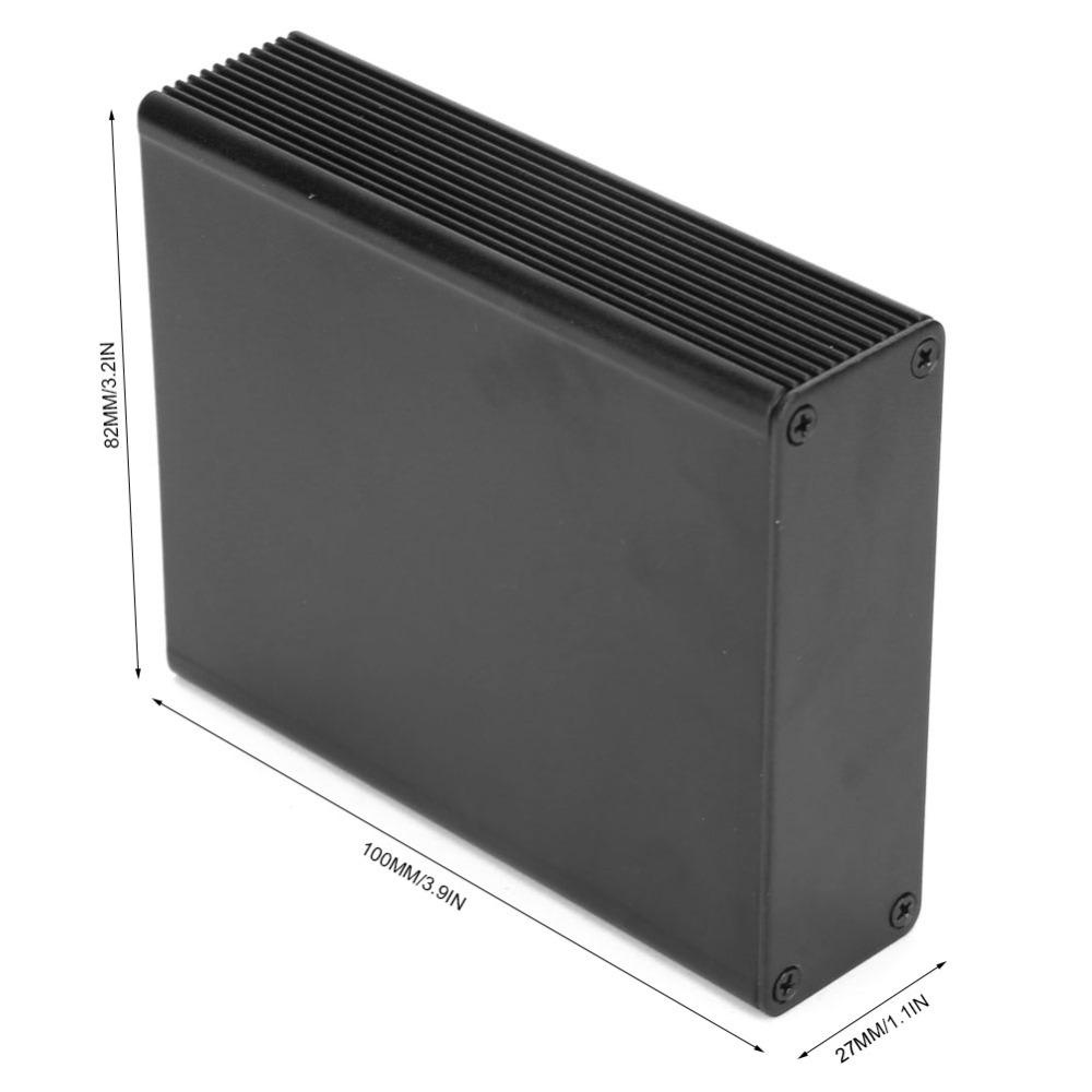 Aluminum Electronic Project Case Aluminum Printed Circuit Board Instrument Box  DIY Projects
